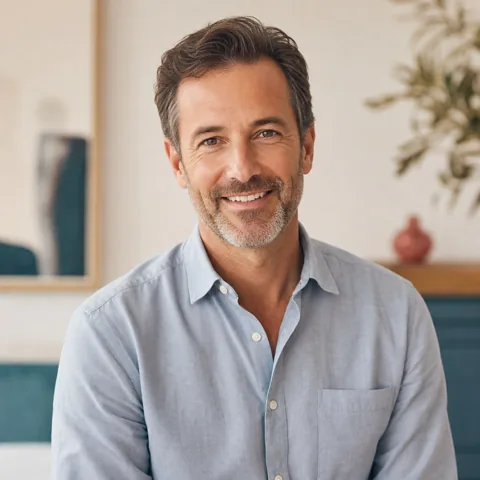 Portrait of Dr. Marcus Whitfield, fictional example team member
