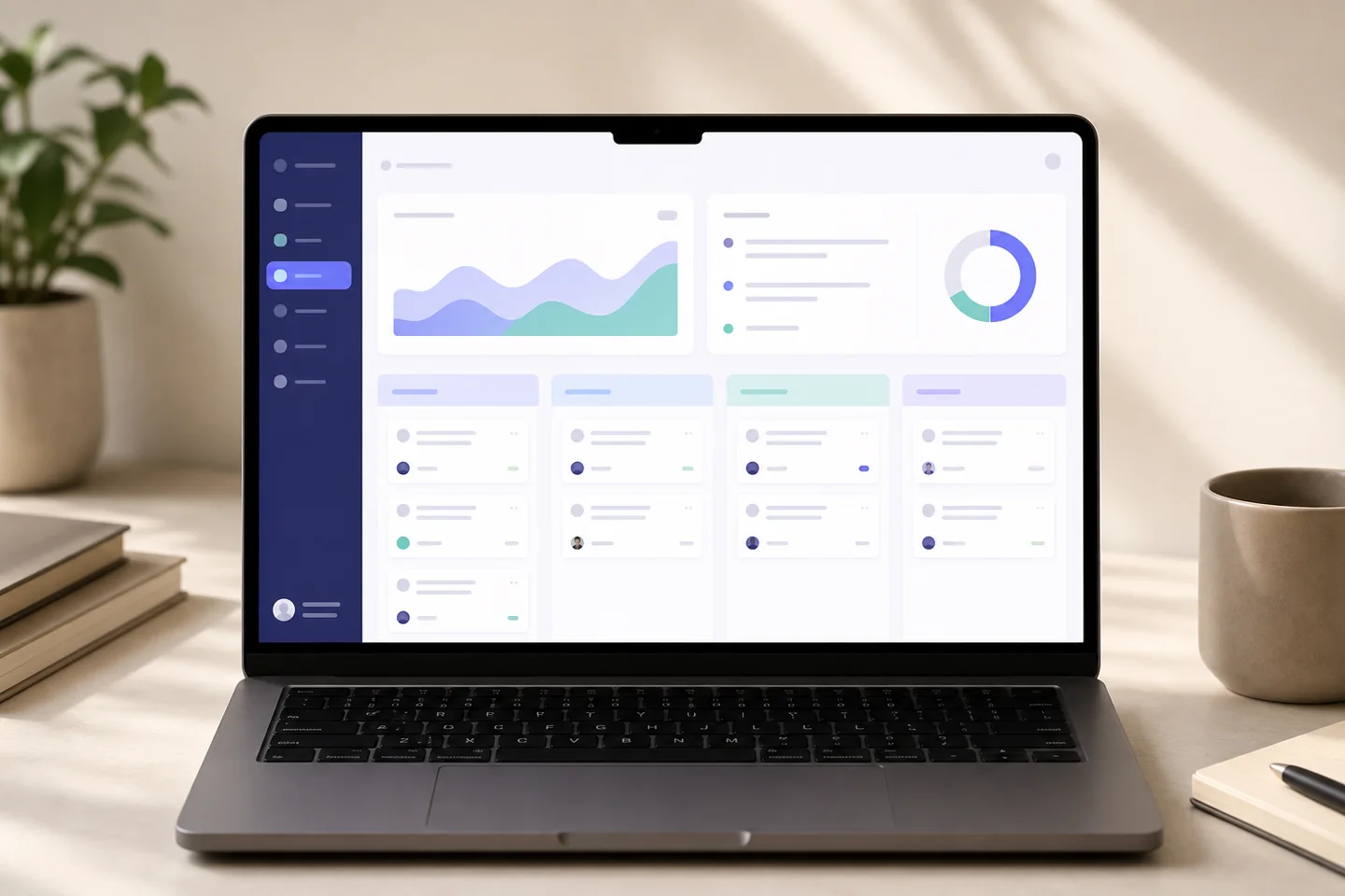 Interfaz del producto de agenda Nortia